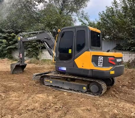 ব্যবহৃত ভলভো EC55D Excavator মিনি বুলডোজার 5 টন হাইড্রোলিক Excavator বিক্রয়