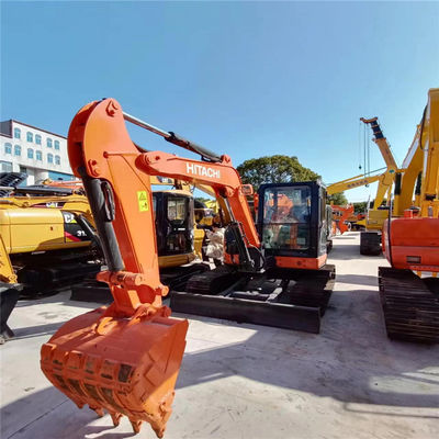 মিনি ব্যবহৃত খননকারী ZX55 কম কাজের সময় HITACHI ZX55USR ক্রলার খননকারী