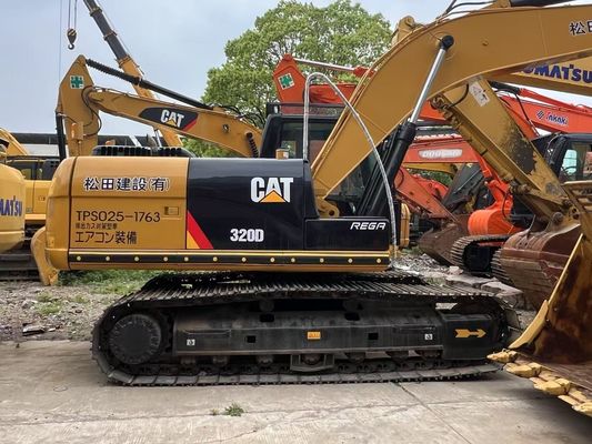 গুণমান ব্যবহৃত Caterpillar CAT 320D Excavator জ্বালানী দক্ষ শক্তিশালী