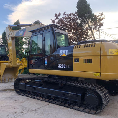 ব্যবহৃত Caterpillar 320D2L Digger জ্বালানি-নিরাপদ ক্যাব এসি গ্লোবাল শিপিং উপলব্ধ