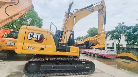 ব্যবহৃত CAT 320GC Caterpillar Excavator 20 টন মাঝারি আকারের খনন মেশিন ওয়ার্কসাইট প্রস্তুত