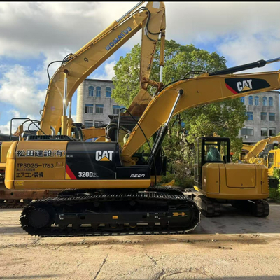 উচ্চ মানের জাপান মূল আমদানি ব্যবহৃত CAT320D2L খননকারক ভাল কাজের অবস্থা মেশিন