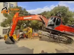 কমলা ব্যবহৃত চাকা খননকারী ডিএক্স২২৫এলসি ডুসান ব্যাকহো ব্যবহৃত খননকারী